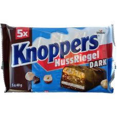 Вафельні батончики Кнопперс NussRiegel Dark Knoppers 5 штук Storck