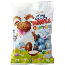 Яйця з молочного шоколаду з молочним кремом та фундуком Milch Mause Choceur 130g