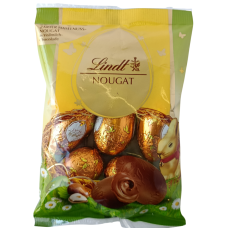 Шоколадні яйця з нугою в молочному шоколаді Nougat Lindt 90g
