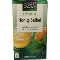 Трав'яний чай з шавлією та медом в пакетиках Honig-Salbei King`s Crown 40g