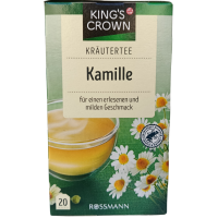 Трав'яний чай з ромашкою в пакетиках Kamille King`s Crown 30g