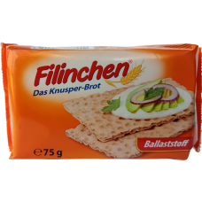 Хлібці пшеничні Ballaststoff Das Knusper-Brot Filinchen 75g