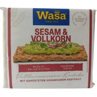 Житні хлібці з сезамом і цільним зерном Sesam&Vollkorn Wasa 200g