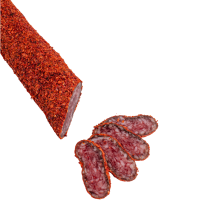 Ковбаса сиров'ялена фует в сушених томатах