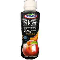 Протеїновий питний йогурт без цукру зі смаком персика Skyr Piatnica 360g
