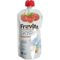 Йогурт зі смаком полуниці Skyr Fruvita 150g
