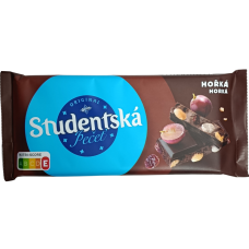 Шоколад темний з мармеладом, родзинками та арахісом Studentska Pecet Orion 170g