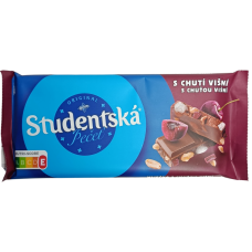 Шоколад молочний з вишнею, мармеладом та арахісом Studentska Pecet Orion 170g