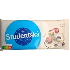 Шоколад білий з мармеладом, родзинками та арахісом Studentska Pecet Orion 170g