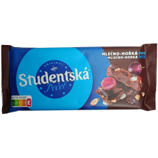 Шоколад молочно-темний з мармеладом, арахісом та родзинками Studentska Pecet Duomix Orion 170g