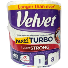 Паперові рушники 3 шарові 4 10 відривів Velvet