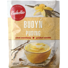 Порошок для пудингу зі смаком ванілі Budyn Puding Bakella 40g