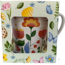 Набір солодощів+керамічна кружка корівка зі смаком малини Magnetic 85g