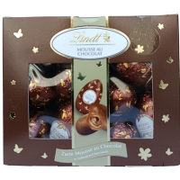 Шоколадні яєчка з молочним мусом у темному шоколаді Mousse au chocolat Lindt 450g