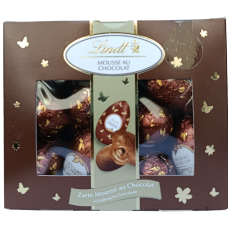 Шоколадні яєчка з молочним мусом у темному шоколаді Mousse au chocolat Lindt 450g