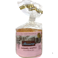 Вафлі з карамельною начинкою Caramel Waffele Maestro Massimo 252g