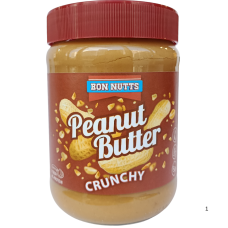 Арахісова паста Peanut Butter Сrunchy Bon Nutts 500g