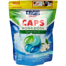 Капсули для прання універальні muschio bianco bucato IRGE 18шт 270g