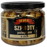 Шпроти копчені в олії Szproty Wedzone w oleju MK 250g