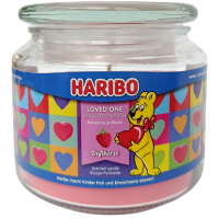 Аромасвічка аромат малини у склі Haribo 300g