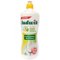 Рідина для миття посуду з ароматом цитрусу і зеленого чаю Ludwik 900g
