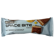 Батончик енергетичний без цукру Манго-Кокос в молочному шоколаді Space Bite 40g