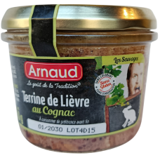 Паштет з зайця з коньяком Terrine de Lievre au Cognac Arnaud 180g