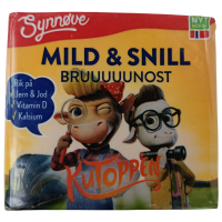 Сир дитячий Гудбрандсдален Mild&Snill Bruuuuunost Kutoppen 240g
