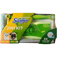 Набір для прибирання швабра+ піпідастер+ 8 сухих серветок Swiffer