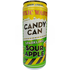 Напій газований зі смаком кислого яблука sour apple Candy Can 330ml