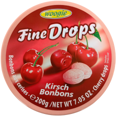 Льодяники вишня Fine Drops Woogie