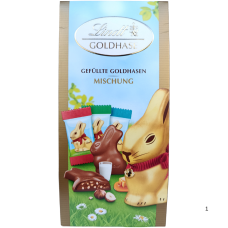 Шоколадні зайчики міні асорті Miscung  Lindt 80g