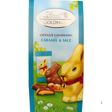 Шоколадні зайчики міні з соленою карамеллю Caramel&Salz Lindt 80g