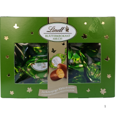 Шоколадні яєчка з фундучною начинкою у молочному шоколаді Mousse au chocolat Lindt 430g