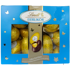 Шоколадні яєчка з яєчним лікером у темному шоколаді Eierlikor Lindt 450g