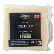Сир твердий витриманий Cheddar Vintage Deluxe 200g