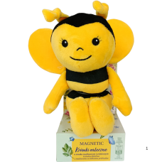 Молочні цукерки з вишнево-малиновою начинкою з м’якою іграшкою Magnetic 90g