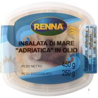 Салат з морепродуктів в олії Insalata di mare Gran Festa in olio Renna 450g