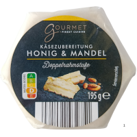 Сир камамбер з медом та мигдалем Gourmet 195g