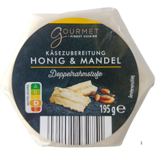 Сир камамбер з медом та мигдалем Gourmet 195g