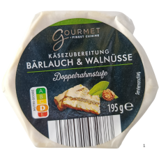 Сир камамбер з грецьким горіхом та часником Gourmet 195g