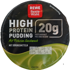 Протеїновий пудинг зі смаком фісташки Rewe Beste Wahl 200g