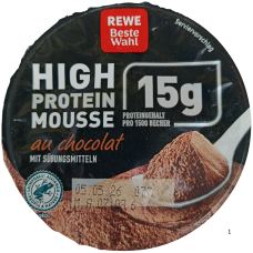 Протеїновий мус зі смаком шоколадуі Rewe Beste Wahl 150g