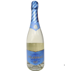 Вино безалкогольне ігристе напівсухе біле Vilarnau 0.75l