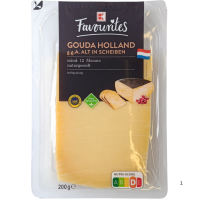 Сир слайсами витриманий 12 міс Gouda Holland Classic 200g