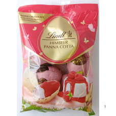 Шоколадні яйця з начинкою малинова панна котта Lindt 90g