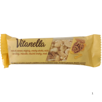 Батончик арахісовий з мигдалем, волоським горіхом та медом Bars Vitanella 35g