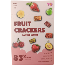 Фруктові сухарики з пастили-суфле Yo 60g