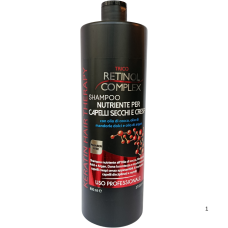 Шампунь для живлення сухого та кучерявого волосся Trico Retinol Complex 800ml