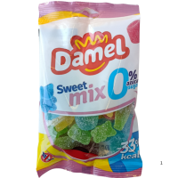 Желейні цукерки солодкий мікс без цукру, без глютену Sweet mix Damel 90g
